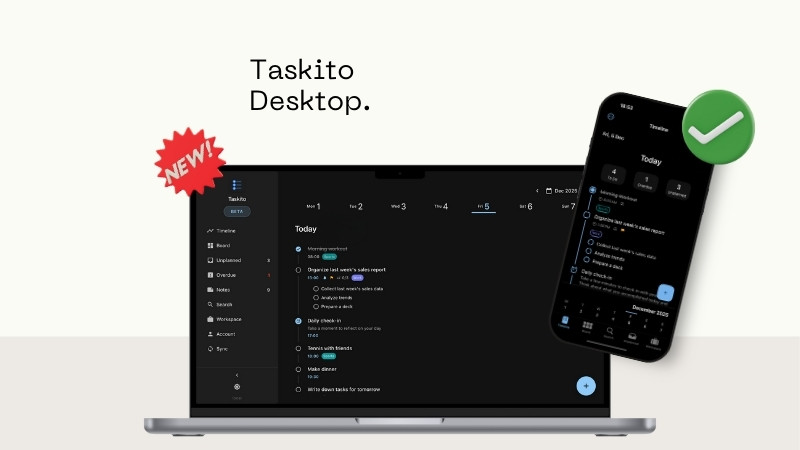 Introducing Taskito for Desktop!
