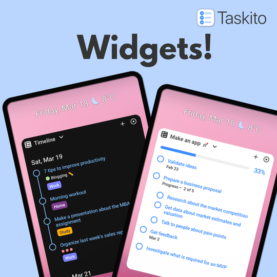 Preview for To-Do List Widgets